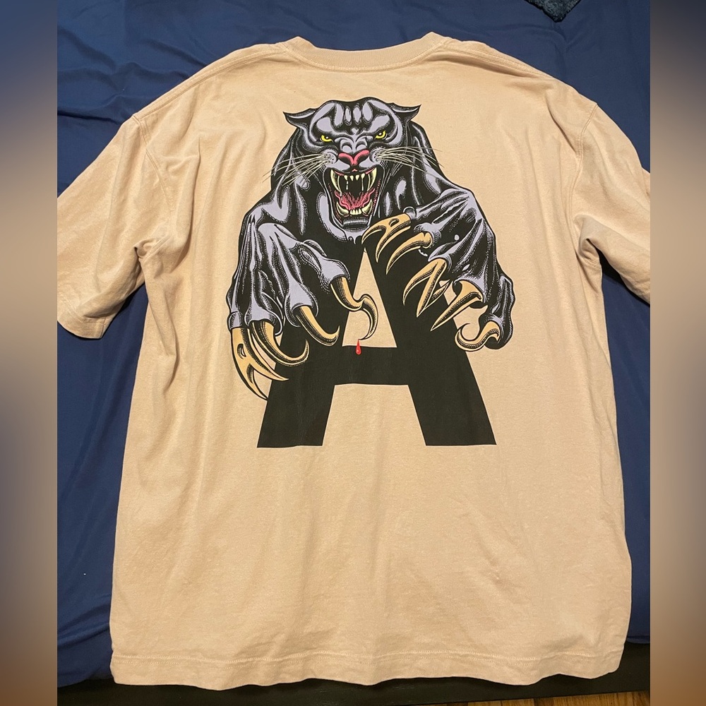 All Saints Beast Oversized Panther Crew T Shirt